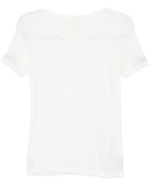Yohji Yamamoto T-Shirt En Jersey - White