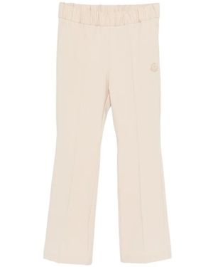 Moncler Logo-Motif Trousers - White