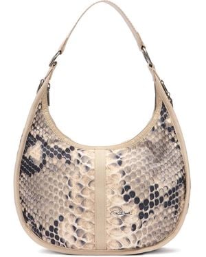 Roberto Cavalli Medium Bologna Shoulder Bag - Natural