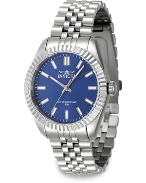 INVICTA WATCH Specialty Armbanduhr Mit Geriffelter Lünette 36Mm - Blau