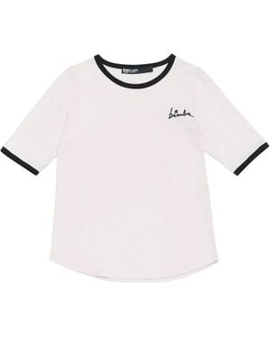 Bimba Y Lola T-Shirt Con Stampa - Bianco