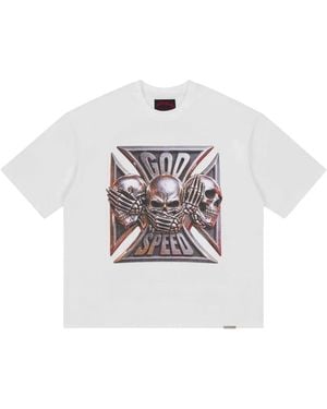 Godspeed T-Shirt Omerta À Imprimé Graphique - White