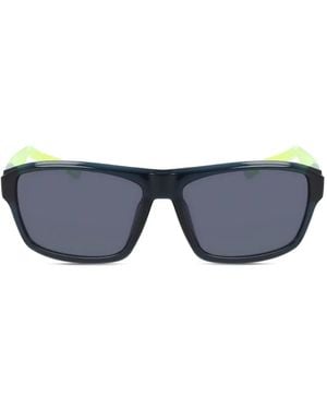 Nike Eckige Livefree Tempo Sonnenbrille - Blau