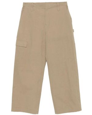 Amomento Pantalon À Poches Cargo - White
