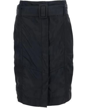 Pinko Belted Skirt - Blue