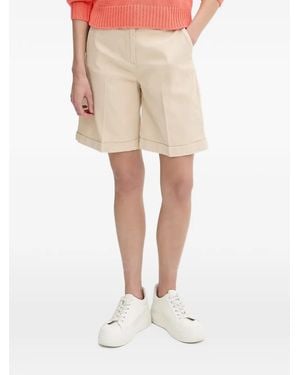 Benetton Turned-Up Cuff Shorts - Natural