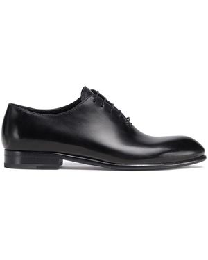 ZEGNA レースアップ レザーシューズ - ブラック