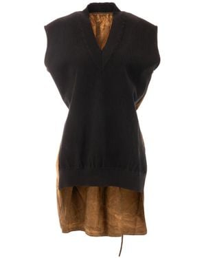 Uma Wang Asymmetric Dress - Black