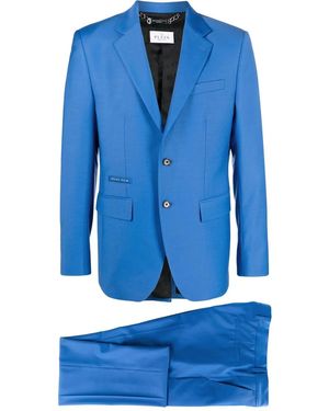 Philipp Plein Single-Breasted Tailored Suit - Blue