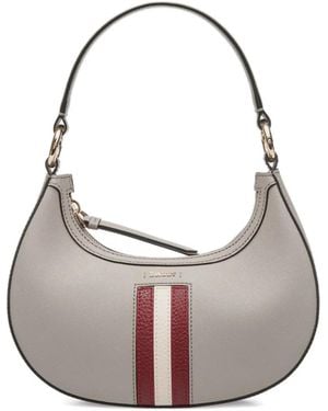 Bally Sawda Crescent Shoulder Bag - Grey