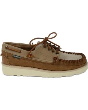 Sebago レザーモカシン - ブラウン
