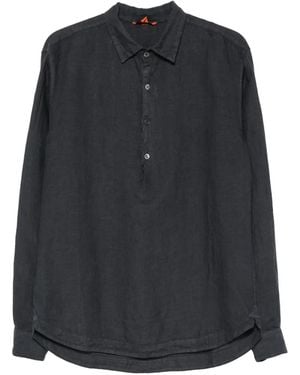 Barena Pavans Telino Button-Up Long-Sleeve Shirt - Black