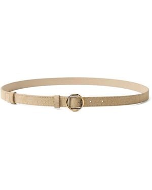Jacquemus La Ceinture Salon Gürtel Mit Kroko-Prägung - Natur