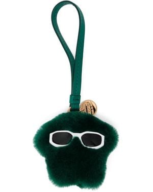 Versace Medusa Bag Charm - Green