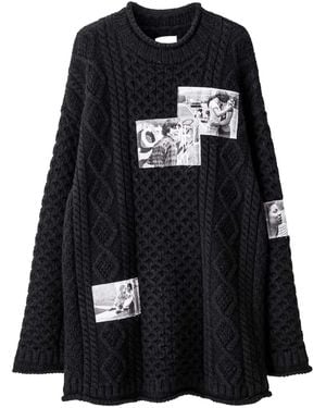 TAKAHIROMIYASHITA TheSoloist. Huge Fisherman Jumper - Black