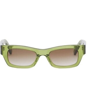 Marni Gafas De Sol Con Montura Rectangular - Verde
