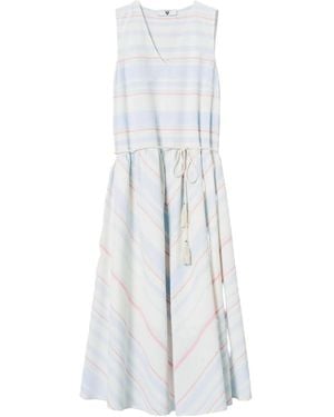 Twinset Striped Dress - White