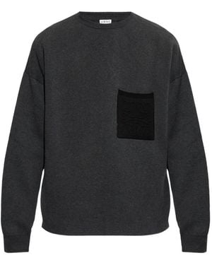 Loewe Anagram-Patch Jumper - Black