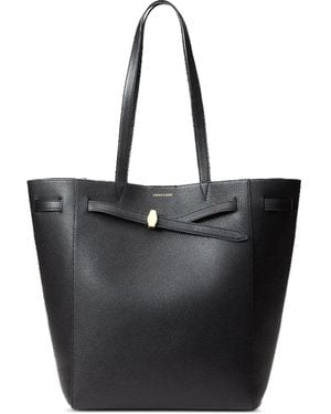 Veronica Beard Leather Tote Bag - Black