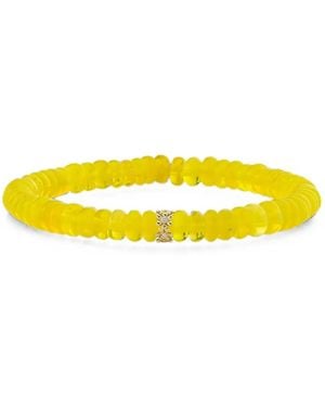 Sydney Evan Bracciale Con Diamanti - Giallo