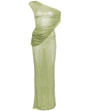 Christopher Esber Cirrus Jurk - Groen