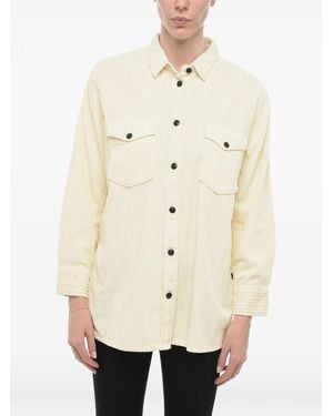 Woolrich Ribbed Sahariana Shirt - Natural