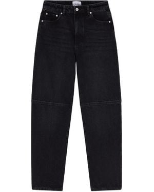 Ganni Panelled Jeans - Blue