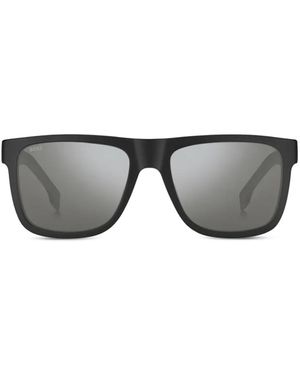 HUGO Matt Rectangle Sunglasses - Grey
