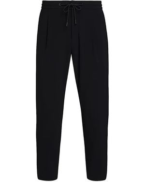 Alpha Tauri Pantaloni Con Coulisse - Nero