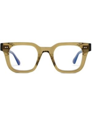Chimi Brille Mit Eckigem Gestell - Braun