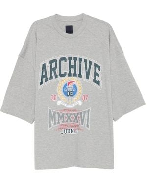 Juun.J Printed T-Shirt - Grey