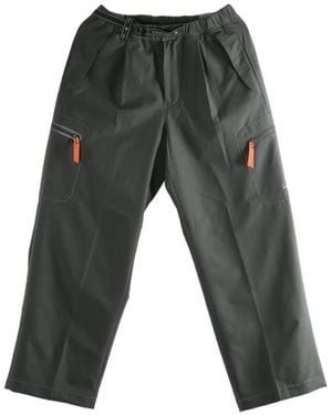 and wander X Roa Belted Cargo Pants - Gray