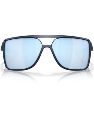 Oakley Castel Square-Frame Sunglasses - Blue