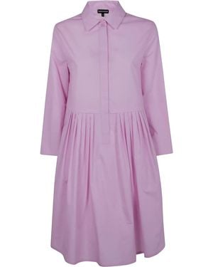 Emporio Armani シャツドレス - パープル