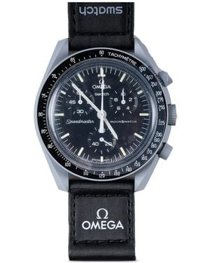 Swatch Reloj Moon Mission To The Moon De 42 Mm De Omega X - Negro