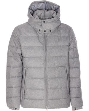 Save The Duck Zip Removable-Hood Jacket - Grey