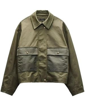 Rag & Bone Nonie Cotton Twill Jacket - Green