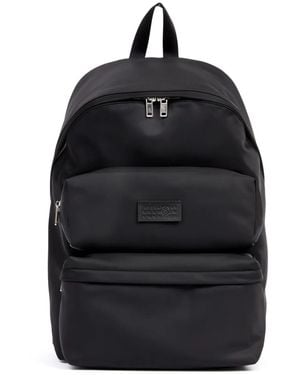 MM6 by Maison Margiela Logo-Patch Backpack - Black
