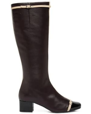 CAREL PARIS Starter Buckle-Strap Boots - Black