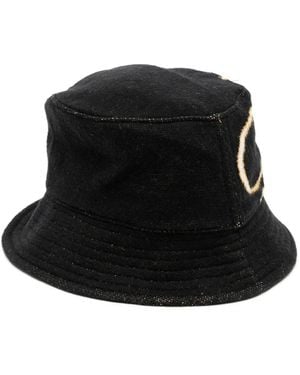 Rhude Script Bucket Hat - Black