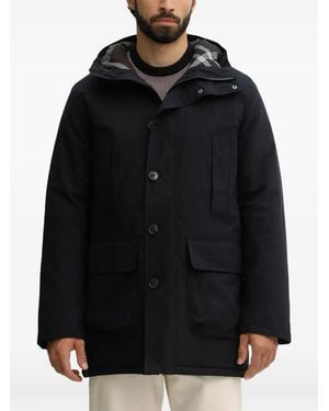 Barbour Beaufort Hooded Quilted Jacket - Black