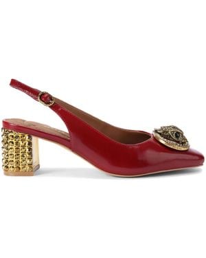 Kurt Geiger 60Mm Chelsea Slingback Court Shoes - Red