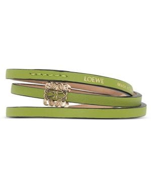 Loewe Pulsera Anagram - Verde