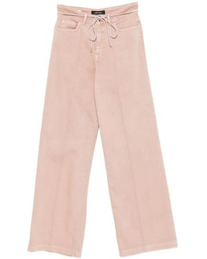 Marc Cain Warri Rhinestone-Cord Jeans - White