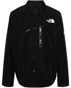 The North Face Amos Logo-Appliqué Shirt Jacket - Black