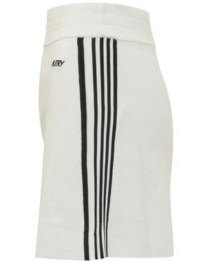 Autry Falda Con Franja Lateral Del Logo - Blanco