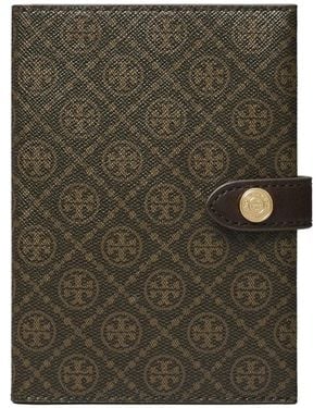 Tory Burch Monogram Passport Case - Green
