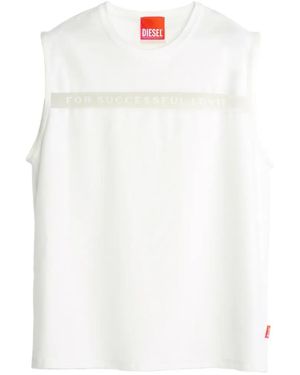 DIESEL X Tinder Logo-Print Tank Top - White