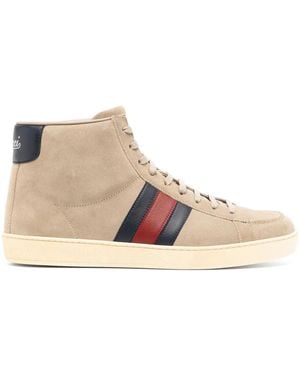 Gucci High-Top-Sneakers - Natur