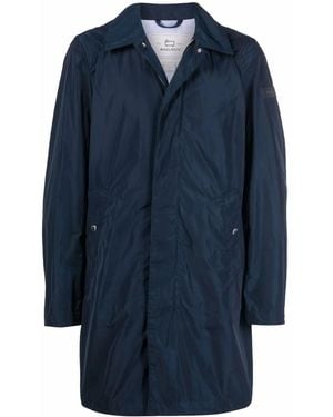 Woolrich City Mid-Length Car Coat - Blue